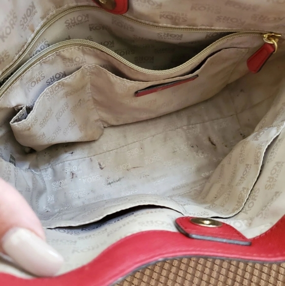 FLASH SALE MK Red Handbag - Picture 10 of 11